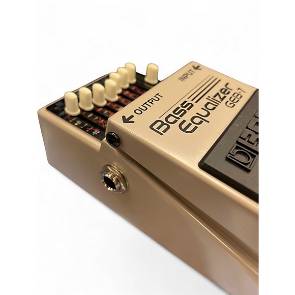 Used BOSS GEB7 7 Band Bass Equalizer Bass Effect Pedal