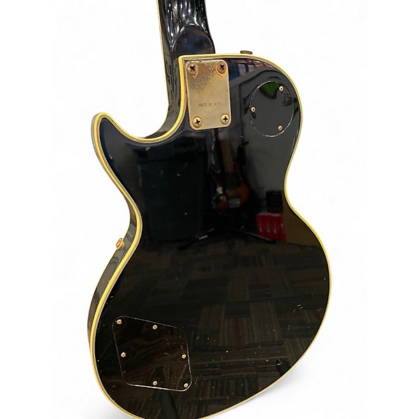 Vintage 1970s Ibanez MIJ LES PAUL Black Solid Body Electric Guitar