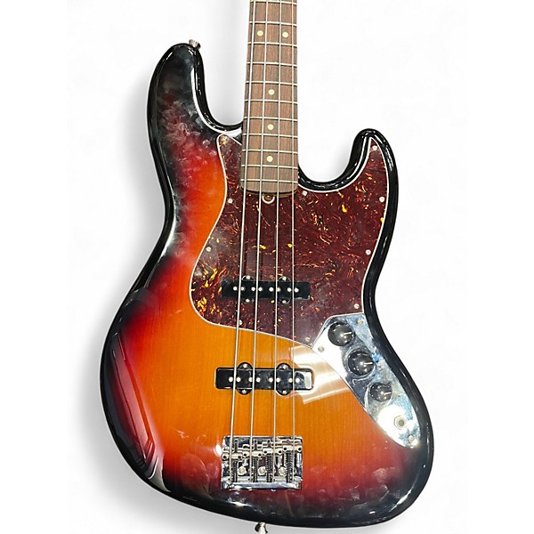 Used 2025 Fender American Professional II Jazz Bass Sunburst Electric Bass Guitar