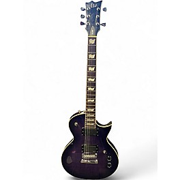 Used ESP LTD EC256 SEE THROUGH PURPLE BURST Solid Body Electric Guitar