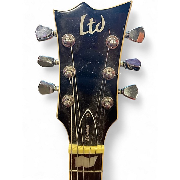 Used ESP LTD EC256 SEE THROUGH PURPLE BURST Solid Body Electric Guitar