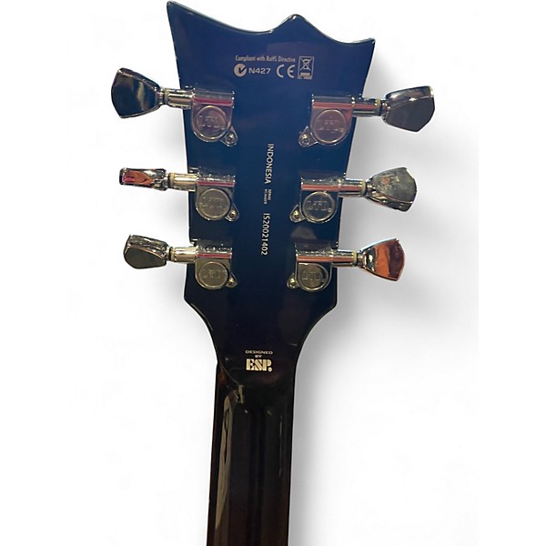 Used ESP LTD EC256 SEE THROUGH PURPLE BURST Solid Body Electric Guitar