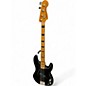 Used 2021 Squier Precision Bass black Electric Bass Guitar