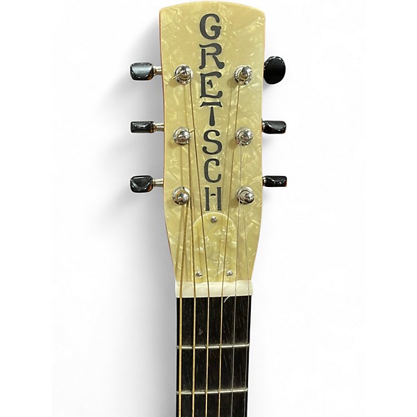 Used Gretsch Guitars G9201 Honeydipper Metal Round Neck Silver Resonator Guitar