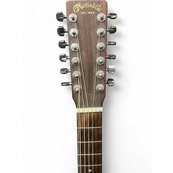 Used Martin DM12 Natural 12 String Acoustic Guitar