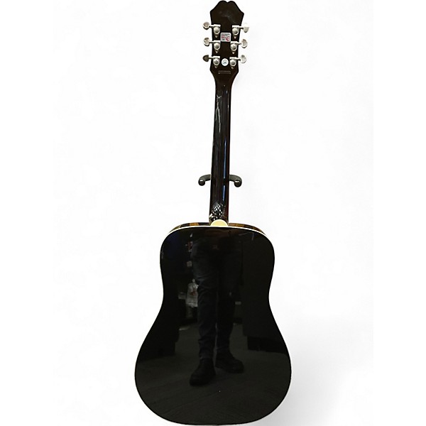 Used Epiphone Hummingbird Pro Black Acoustic Electric Guitar