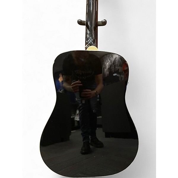 Used Epiphone Hummingbird Pro Black Acoustic Electric Guitar