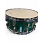 Used Ludwig 6.5in Legacy Series Snare Green Sparkle Drum thumbnail