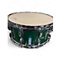 Used Ludwig 6.5in Legacy Series Snare Green Sparkle Drum