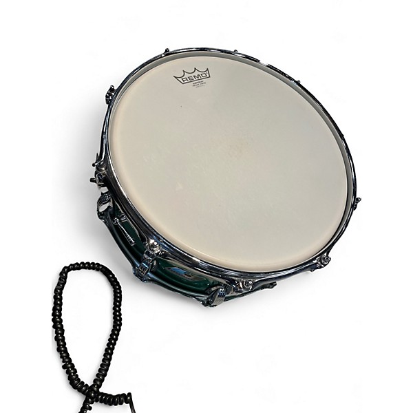 Used Ludwig 6.5in Legacy Series Snare Green Sparkle Drum