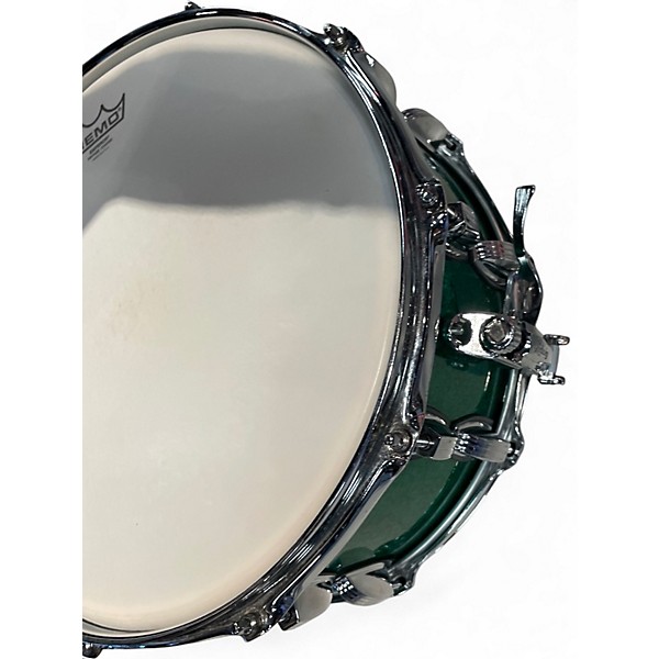 Used Ludwig 6.5in Legacy Series Snare Green Sparkle Drum