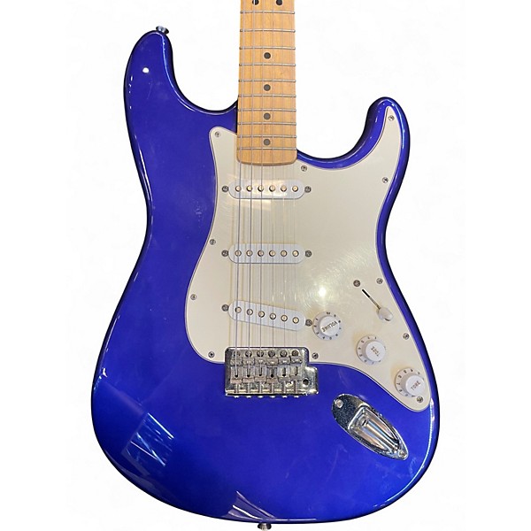 Used Fender Standard Stratocaster Purple Solid Body Electric Guitar