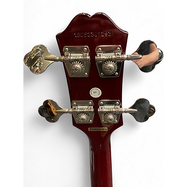 Used Epiphone SG Cherry Electric Bass Guitar