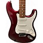 Used Fender Standard Stratocaster Metallic Red Solid Body Electric Guitar