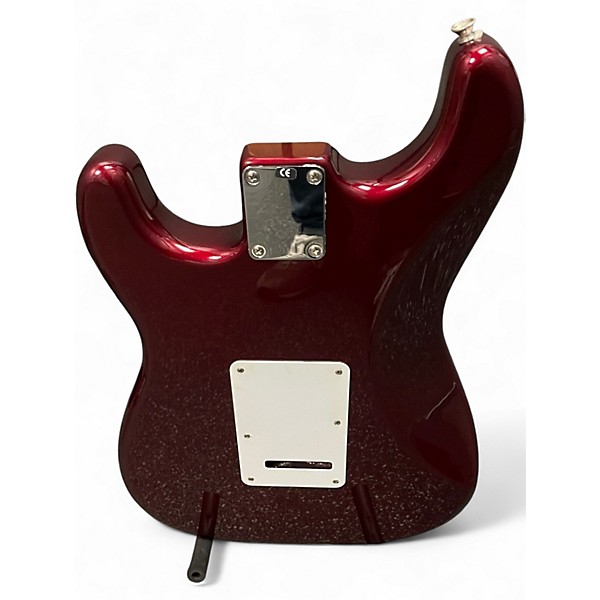 Used Fender Standard Stratocaster Metallic Red Solid Body Electric Guitar