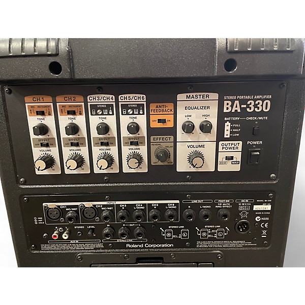 Used Roland Ba330 Powered Speaker