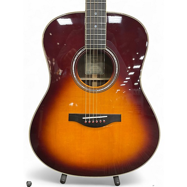 Used Yamaha LLTA Cherry Sunburst Acoustic Electric Guitar