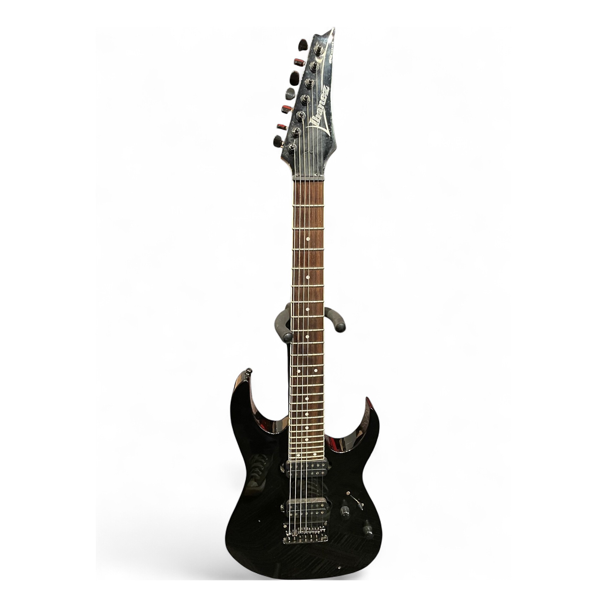 Used Ibanez RG7321 7 String BLACK Solid Body Electric Guitar BLACK