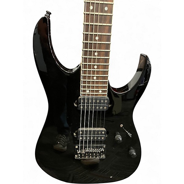 Used Ibanez RG7321 7 String BLACK Solid Body Electric Guitar