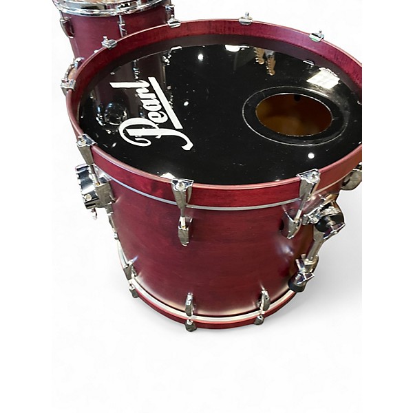 Used Pearl 4 Piece Master custom wine burnished Drum Kit