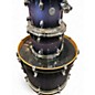 Used Mapex 5 Piece Meridian cUSTOM bLUE bURST Drum Kit thumbnail