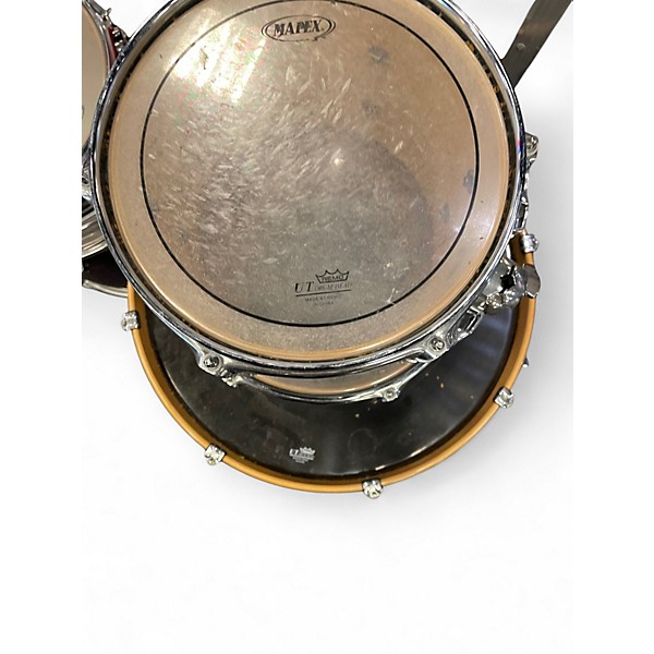 Used Mapex 5 Piece Meridian cUSTOM bLUE bURST Drum Kit