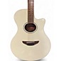 Used Yamaha APX600 Vintage White Acoustic Electric Guitar