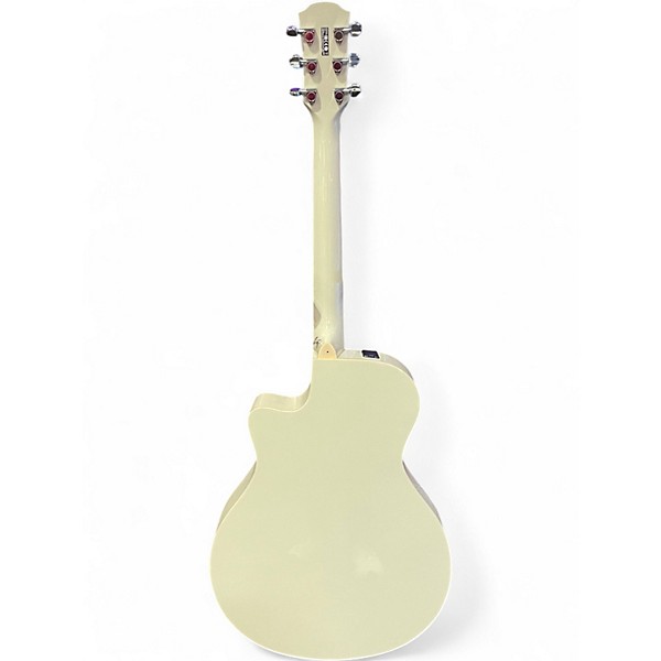 Used Yamaha APX600 Vintage White Acoustic Electric Guitar