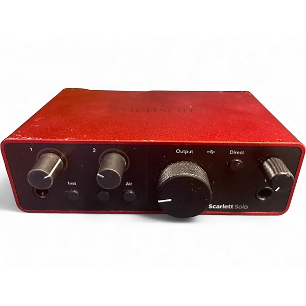Used Focusrite Scarlett Solo G4 Audio Interface