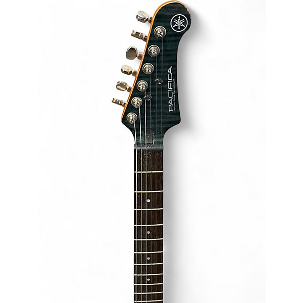 Used Yamaha PAC612VIIFM Green Solid Body Electric Guitar