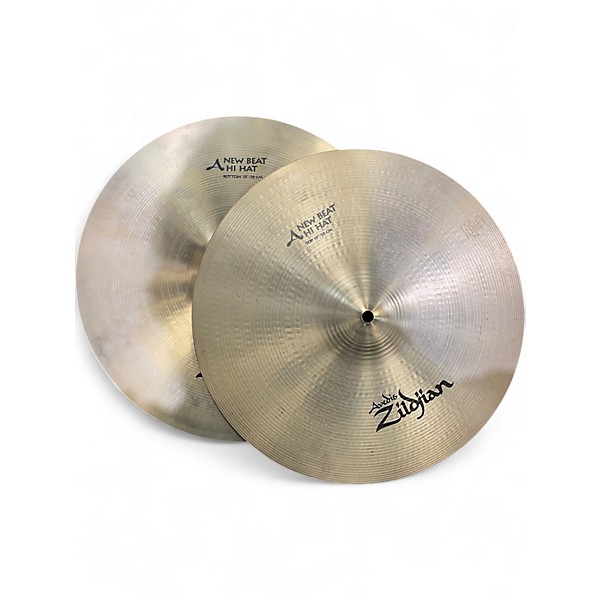 Used Zildjian 15in New Beat Hi Hat Pair Cymbal