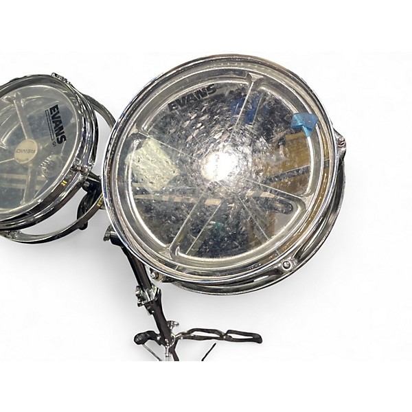 Used Remo 3 Piece Rototom Chrome Roto Toms