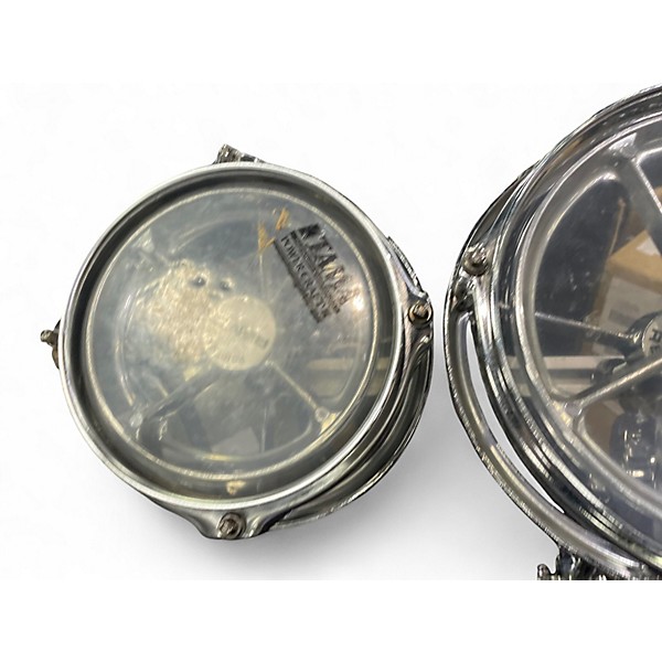 Used Remo 3 Piece Rototom Chrome Roto Toms