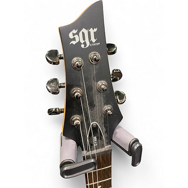 Used Schecter Guitar Research SGR C1 Black Solid Body Electric Guitar