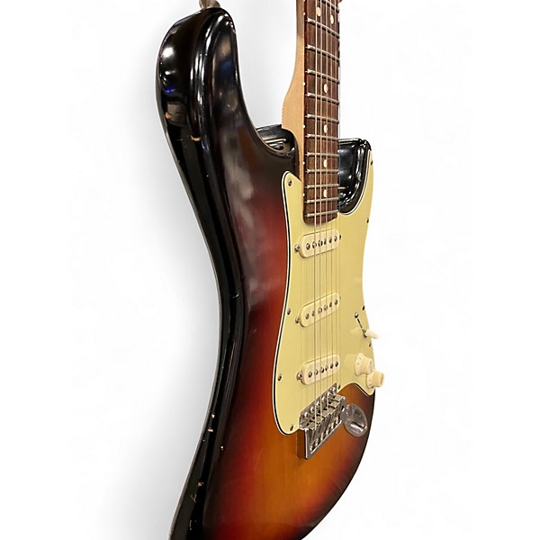 Used Fender Highway One Stratocaster 3 Color Sunburst Solid Body Electric Guitar