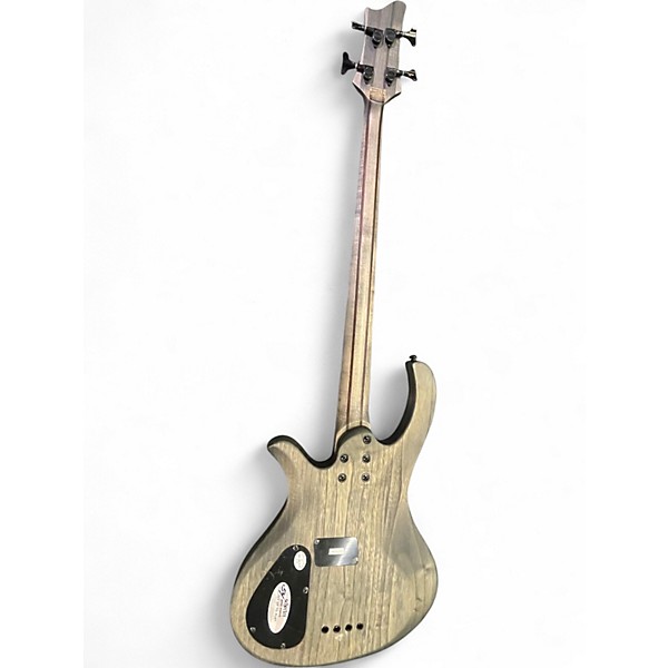 Used Schecter Guitar Research Riot 4 String Shocking Pink Electric Bass Guitar