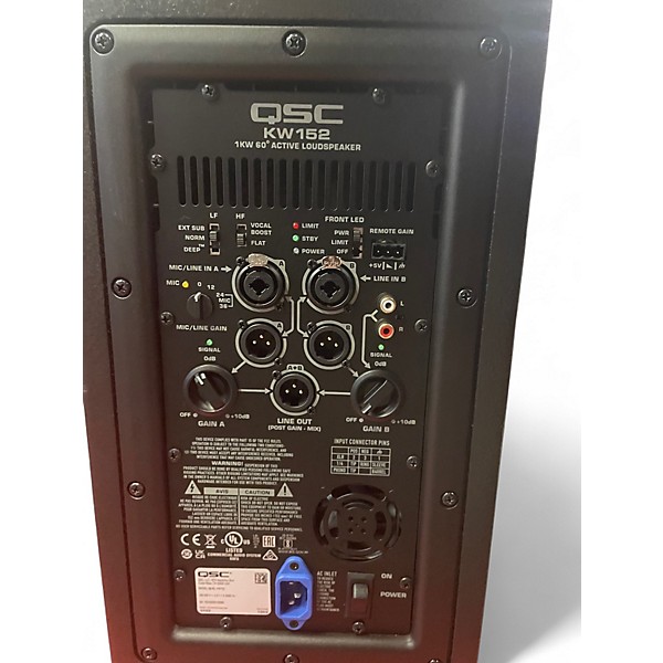 Used QSC KW152 15In 2-Way Powered Speaker