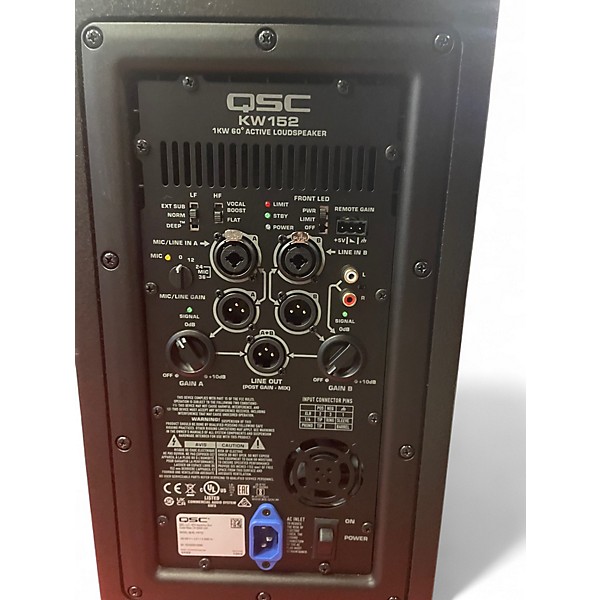 Used QSC KW152 15In 2-Way Powered Speaker