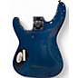 Used Schecter Guitar Research Omen Extreme 6 Ocean Blue Burst Solid Body Electric Guitar