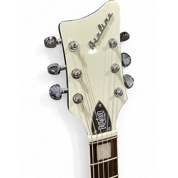 Used Eastwood Airline Map Black Solid Body Electric Guitar