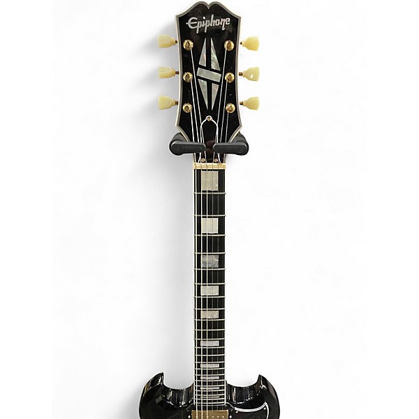 Used Epiphone Les Paul Custom SG Ebony Solid Body Electric Guitar