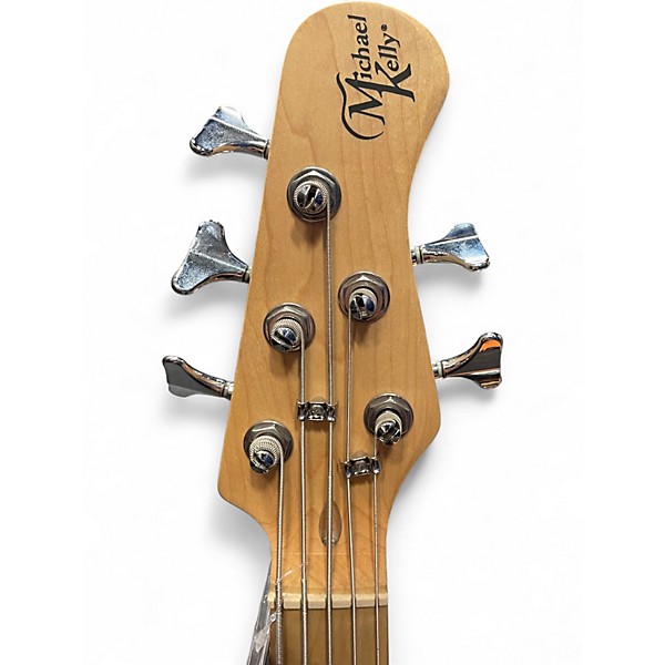 Used Michael Kelly ELEMENT 4 OP JAZZ BASS CREAM FILLING Electric Bass Guitar