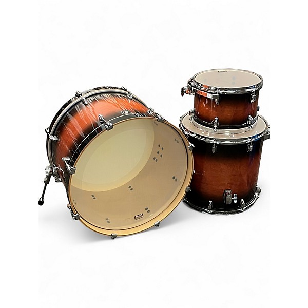 Used TAMA 3 Piece Superstar Classic Mahogany Burst Drum Kit