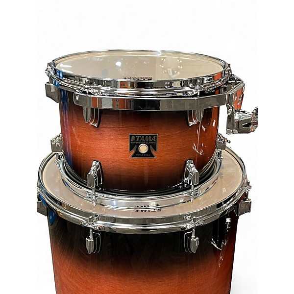 Used TAMA 3 Piece Superstar Classic Mahogany Burst Drum Kit
