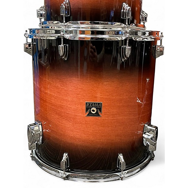 Used TAMA 3 Piece Superstar Classic Mahogany Burst Drum Kit
