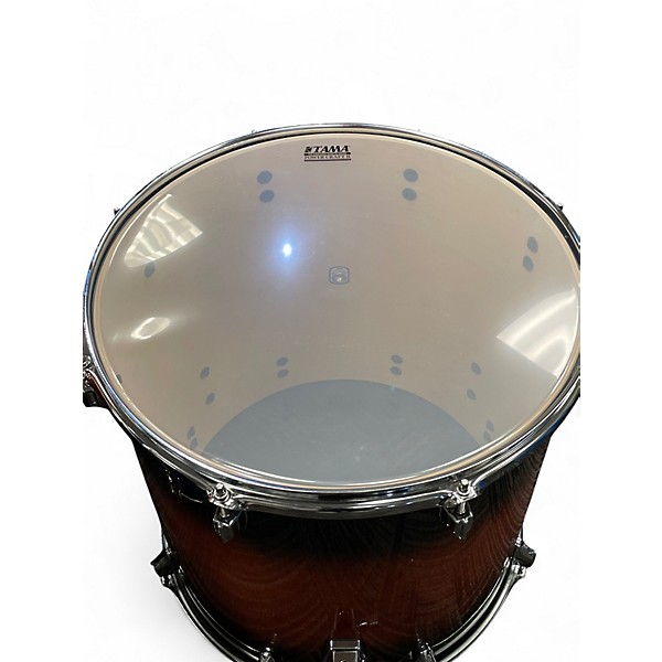 Used TAMA 3 Piece Superstar Classic Mahogany Burst Drum Kit