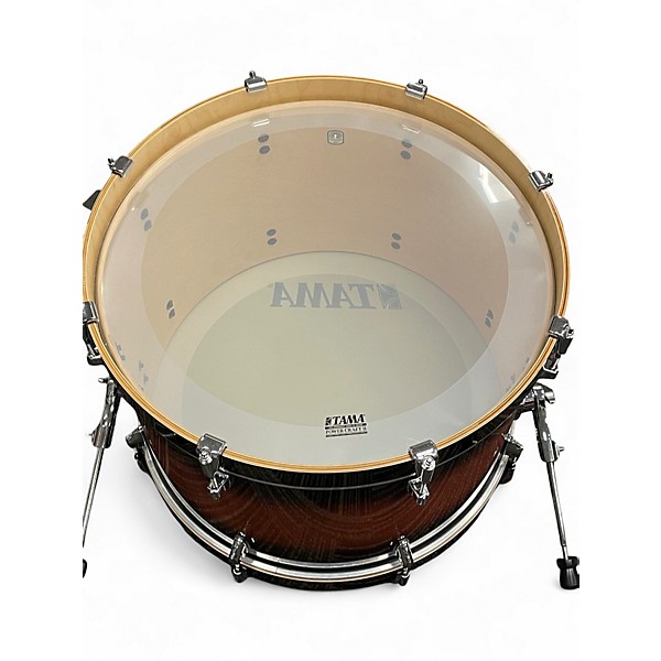 Used TAMA 3 Piece Superstar Classic Mahogany Burst Drum Kit