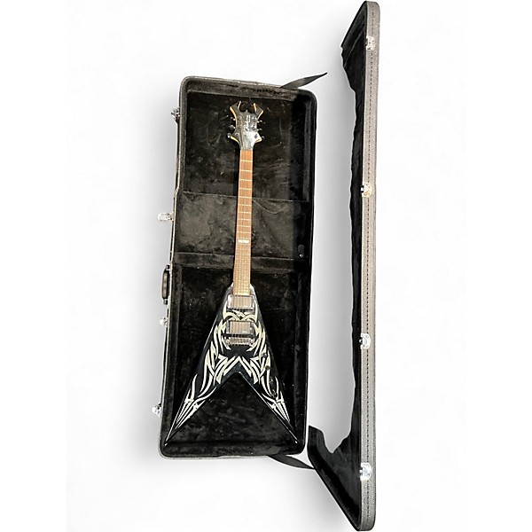 Used B.C. Rich KKV KERRY KING SIGNATURE TRIBAL BLACK TRIBAL Solid Body Electric Guitar