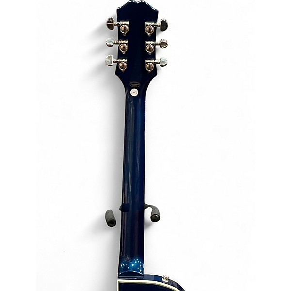 Used Epiphone UPTOWN KAT ES Metallic Blue Hollow Body Electric Guitar