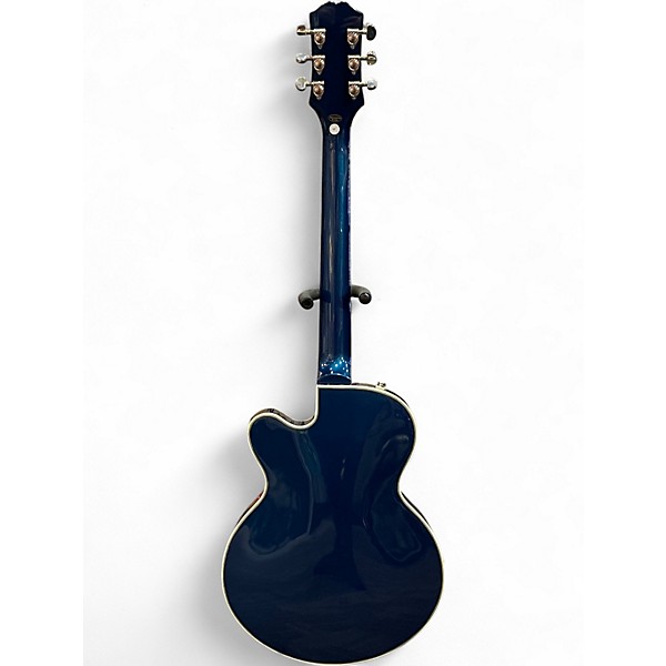 Used Epiphone UPTOWN KAT ES Metallic Blue Hollow Body Electric Guitar